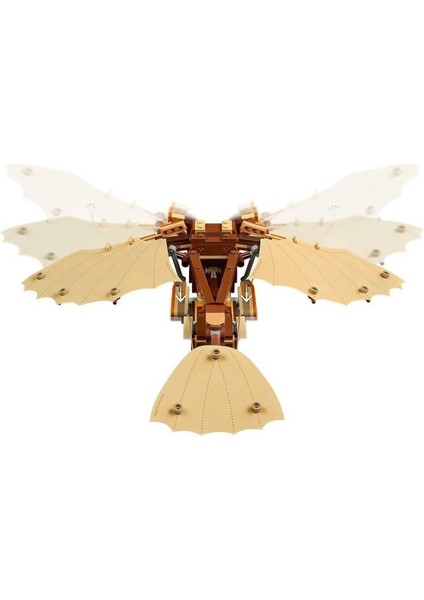 10363 Icons - Leonardo Da Vincinin Uçan Makinesi 493 Parça +18 Yaş indirimleri
