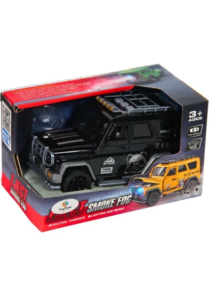 Işıklı Sesli Duman Çıkaran Sürtmeli Spor Jeep LDP-3A modelleri