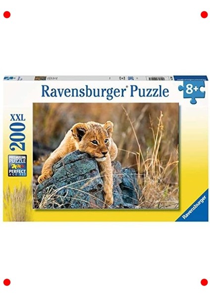 Sevimli Aslancık Yapbozu - 200 Parça