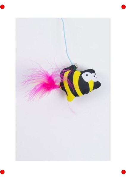 Sesli Peluş Hayvan Figürlü Kedi Oyun Oltası modelleri