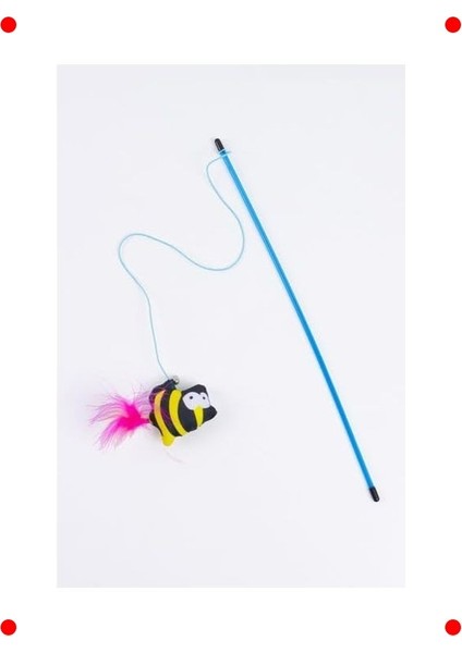 Sesli Peluş Hayvan Figürlü Kedi Oyun Oltası fırsatları