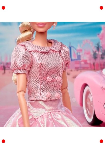 Pembe Bereli Şık Bebek Figürü fırsatları