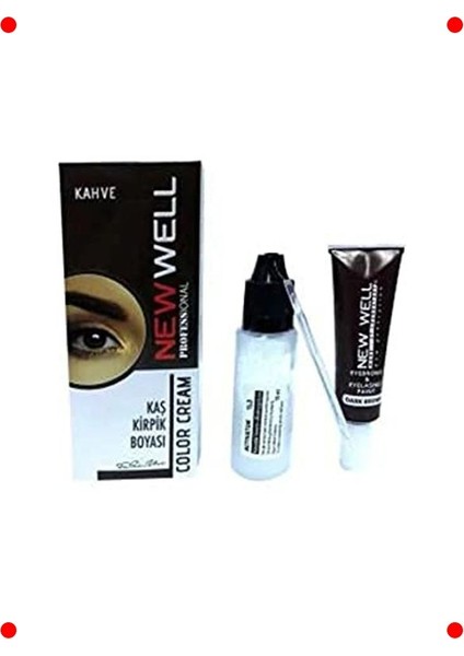 Kahverengi Kalıcı Kaş ve Kirpik Boyası 15 ml