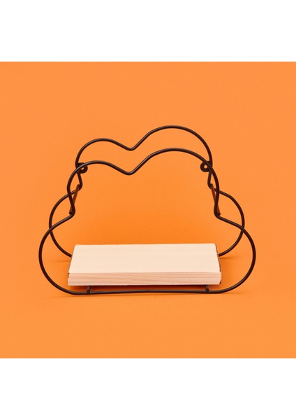 Bulut Dekoratif Raf - Siyah - 19 cm