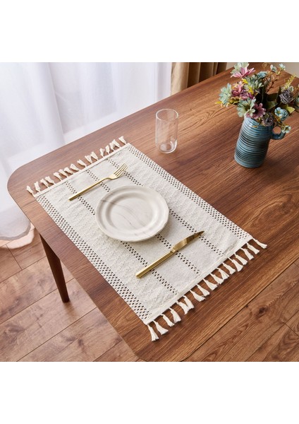 Soft Castel 2'li Amerikan Servis - Beyaz - 30X55 cm