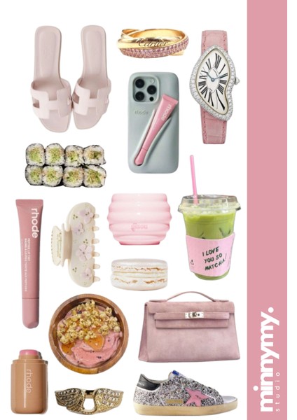 Soft Luxury Collection Sticker, Çıkartma, Ajanda, Günlük, Planlayıcı, Bullet Journal ,scrapbook