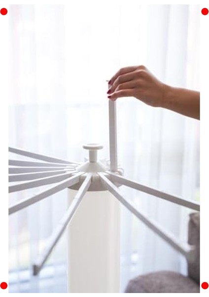 Dönebilen Katlanabilir Çamaşır Kurutma Askısı, Krem fırsatları