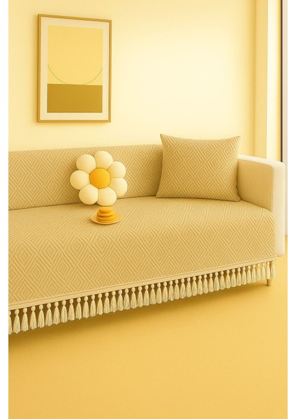 Diamond Koltuk Örtüsü Kaymaz Kumaş Özelliği | Berlina Serisi Koltuk Şalı 180 x 200 cm