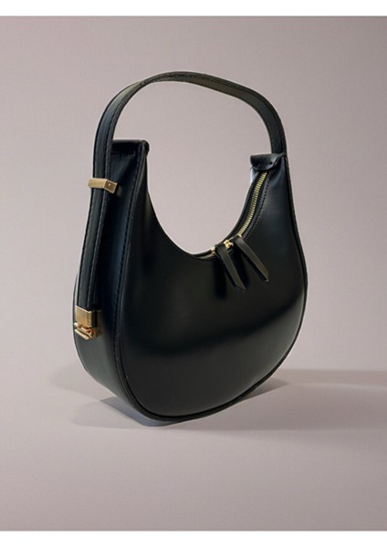 Gold Detaylı Klasik El ve Omuz Çantası