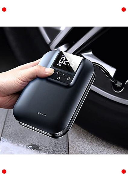 Taşınabilir Şarjlı Lastik Hava Pompası (350 Psı, 5000 Mah) fiyatları