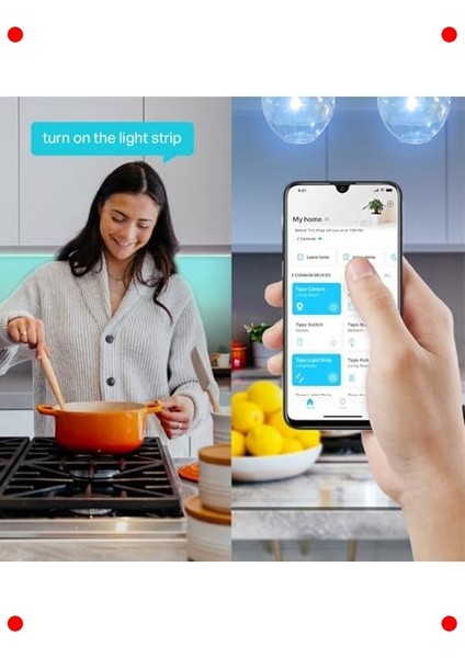 Akıllı Wi-Fi Çok Renkli Şerit LED 5 Metre modelleri