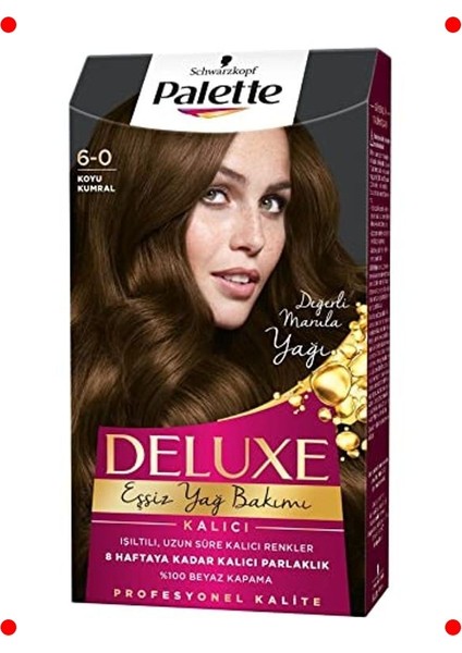 Kalıcı Saç Boyası - 6-0 Koyu Kumral