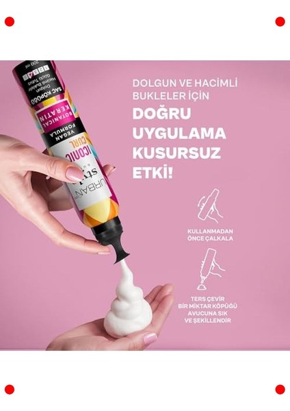 Hacimli Bukleler Için Güçlü Tutuş Saç Köpüğü fırsatları