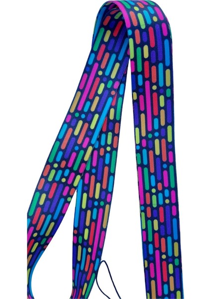 Renkli Çizgiler Kart Askısı Yaka Kartı Telefon Askısı Yatay Dikey Kart Koruyucu fiyatları