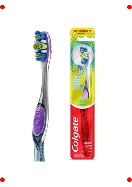 Gelişmiş 4 Bölge Derinlemesine Diş Fırçası