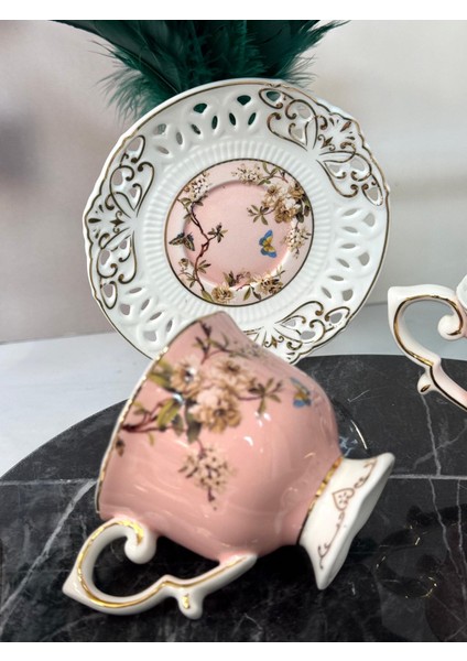 Fransız Porselen Türk Kahvesi Fincan Takımı 100 ml