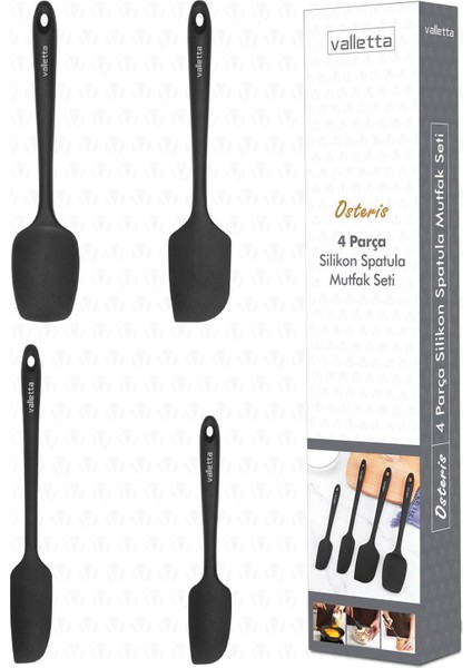 Osteris 4'lü Spatula Seti - Siyah fiyatları
