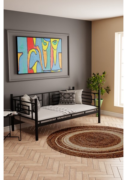 Larissa Daybed Sedir Karyola Siyah