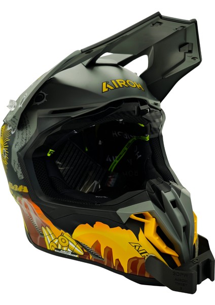 Airoh Twist 3.0 Kask Uyumlu Chinmount Aksiyon Kamera Çene Bağlantı Aparatı Seti