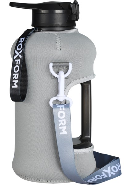 Suluk Matara 2200 Ml, Premium Pp Malzeme, Sağlıklı Bpa & Bps Içermez, Kılıflı, Çift Kapaklı, Koku Yapmaz, Sızdırmaz ve Dayanıklı, Gri Kılıf, Siyah fiyatları