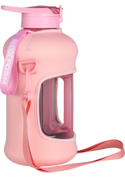 Suluk Matara 2200 Ml, Premium Pp Malzeme, Sağlıklı Bpa & Bps Içermez, Kılıflı, Çift Kapaklı, Koku Yapmaz, Sızdırmaz ve Dayanıklı, Pembe Kılıf, Pembe fiyatları