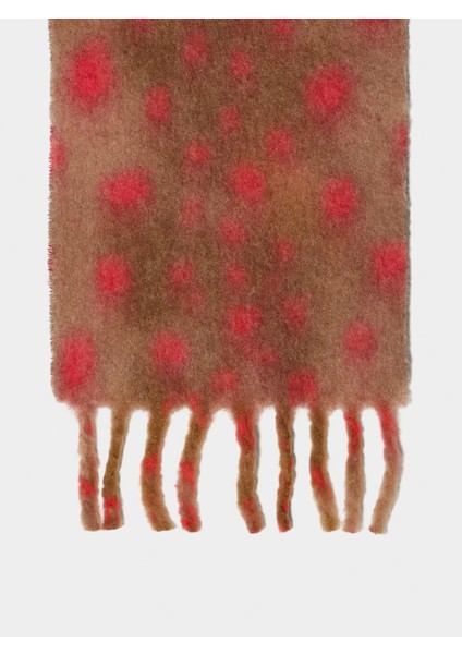 Püsküllü Baskılı Şal modelleri