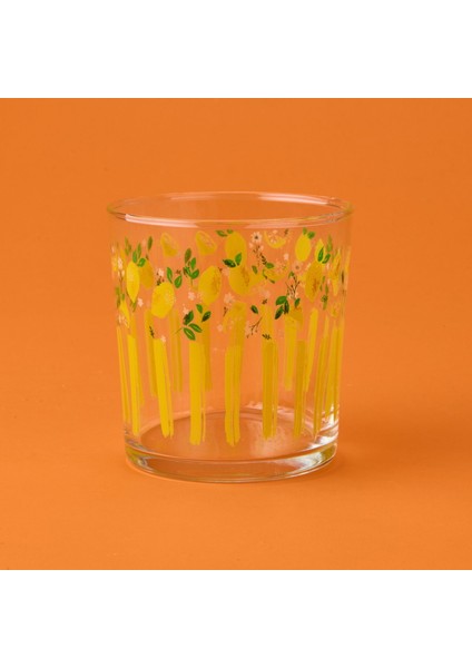 Frutta Cam Su Bardağı - Sarı - 380 ml