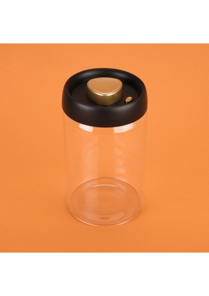 Frasco Vakumlu Saklama Kavanozu - Şeffaf / Siyah - 1,2 Lt
