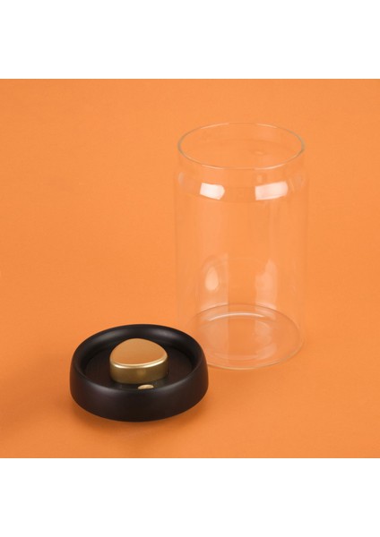 Frasco Vakumlu Saklama Kavanozu - Şeffaf / Siyah - 1,2 Lt modelleri