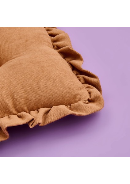 Soft Nora Sandalye Minderi - Açık Kahverengi - 40X40 cm modelleri