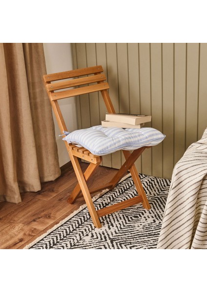 Soft Nautical Fun Sandalye Minderi - Ekru / Mavi - 43X43 cm fiyatları