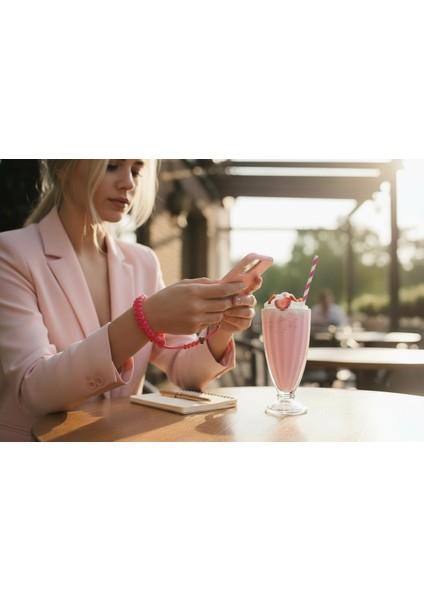 Neon Pembe Bileklik Telefon El Askısı Tüm Kılıflara Uyumlu fiyatları