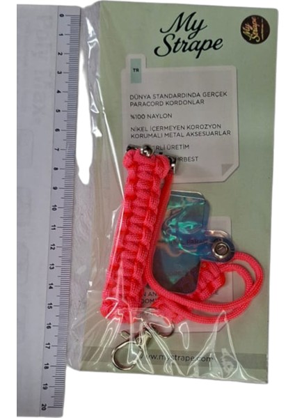 Neon Pembe Bileklik Telefon El Askısı Tüm Kılıflara Uyumlu