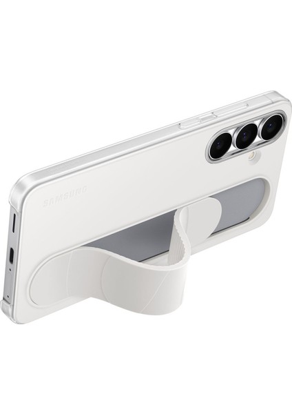 Galaxy S25 Fe Standlı Kordonlu Orijinal Kılıf - Beyaz modelleri