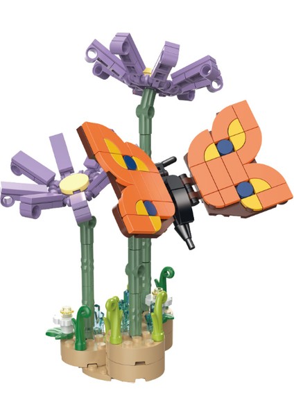 Yodo Blok Böcekler 173 Parça Kelebek