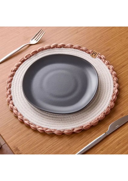 Soft Laetus Amerikan Servis - Ekru - 33X33 cm