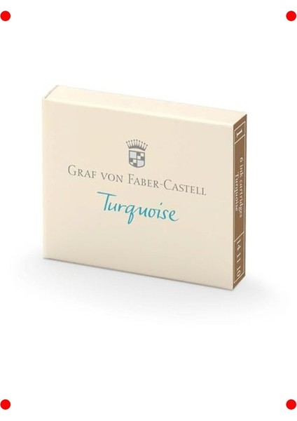 Kalem Kartuş Seti 6'lı - Turkuaz