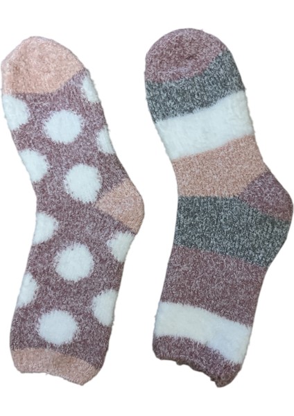 Kadın 2'li Kışlık Ev ve Uyku Çorabı modelleri