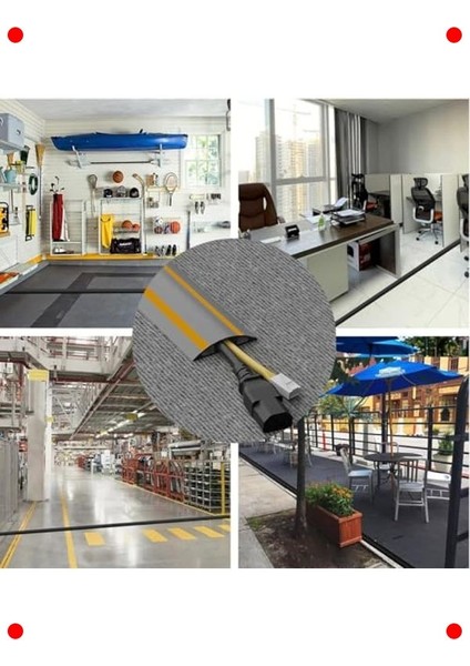 Esnek Kablo Kanalı Şeritli Gri modelleri