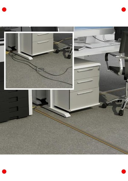 Esnek Kablo Kanalı Şeritli Gri indirimleri