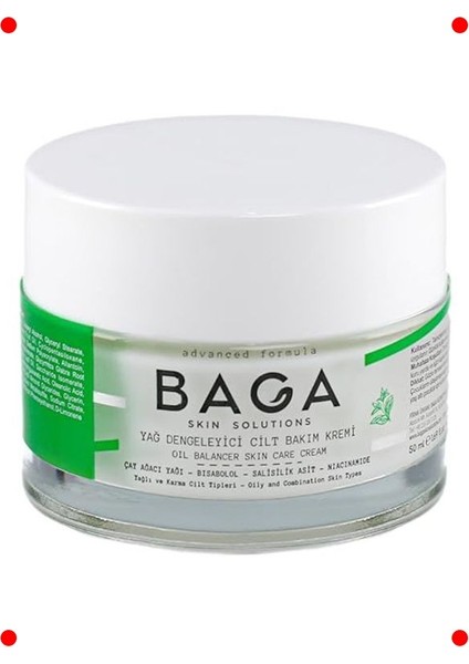 Çay Ağacı Yağ Dengeleyici Cilt Kremi (50 Ml)