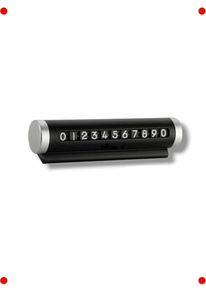 Metal Kasa Gizlenebilir Araç Içi Park Numaratörü