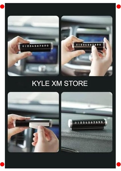 Metal Kasa Gizlenebilir Araç Içi Park Numaratörü fiyatları