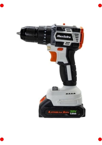 20V 2AH Akülü Darbeli Matkap