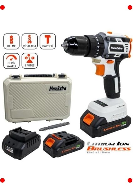 20V 2AH Akülü Darbeli Matkap fiyatları