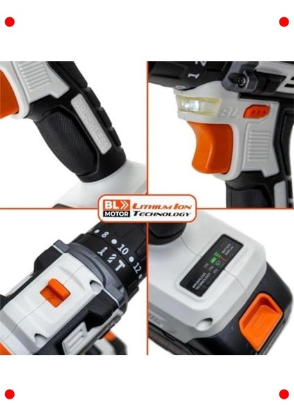 20V 2AH Akülü Darbeli Matkap modelleri