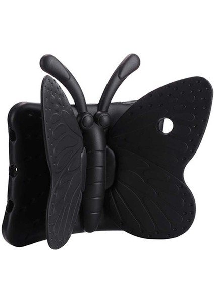 iPad 2. Nesil Uyumlu Tkdw Butterfly Standlı Tablet Kılıf-Siyah