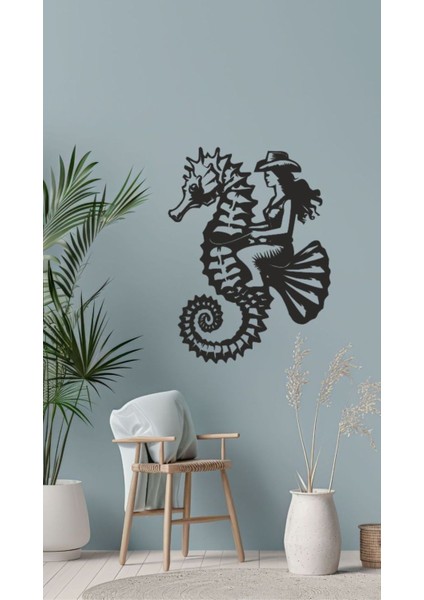 Duvar Dekorasyon Ürünleri Deniz Atlı Kovboy Dekoru