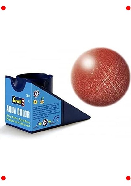 Bronz Metalik Su Bazlı Maket Boyası (18ML)