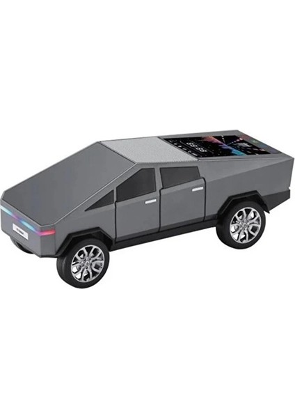 D68 Cyber Model Araba Tasarımlı Bluetooth Hoparlör 15W Güçlü Ses Rgb LED /tws/usb Gri fiyatları